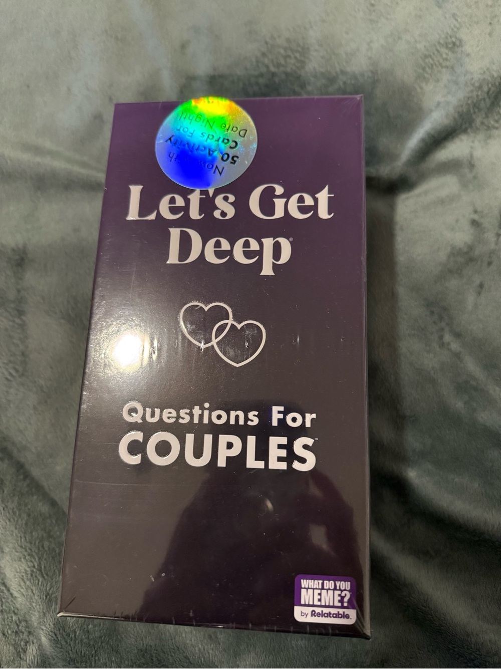 Let's Get Deep Questions for Couples - Purple